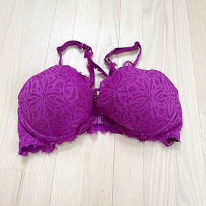 BUY 1 GET 1 FREE Victorias Secret 36d front close lace purple push up